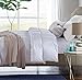 ROSECOSE Luxurious Lightweight Goose Down Comforter Queen Size Duvet Insert Solid White 1200 Thread Count 750+ Fill Power 100% Cotton Shell Hypo-allergenic Down Proof with Tabs (Queen,White)