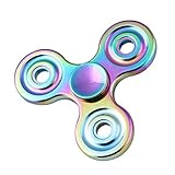 Beautymei Alloy Hand Spinner Fidget Toys Anxiety Reducer Rainbow