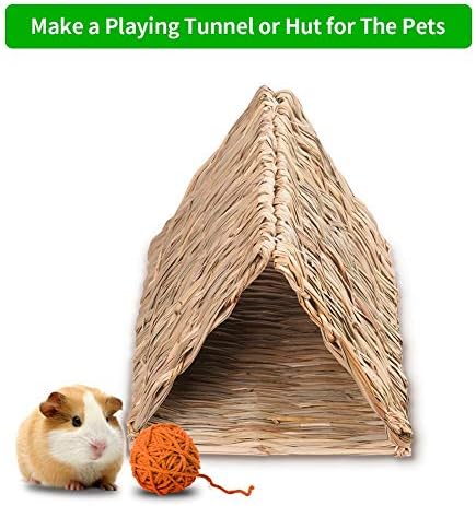 3枚のウサギの草のマット Lucbuy天然の手作りの海藻噛むおもちゃの編まれたベッド スナネズミ ウサギ ハムスター チンチラ モルモット フェレットおよび他の小動物に適した安全で耐久性のある B07tzxk3bp 900円