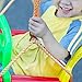 Toddler Swing Seat RESTAR 3-in-1 T-Bar Indoor and Outdoor Safe and Secure Swing Set Playing for Fun Perfect for Infants,Babies and Toddlers(Yellow/Red/Green)