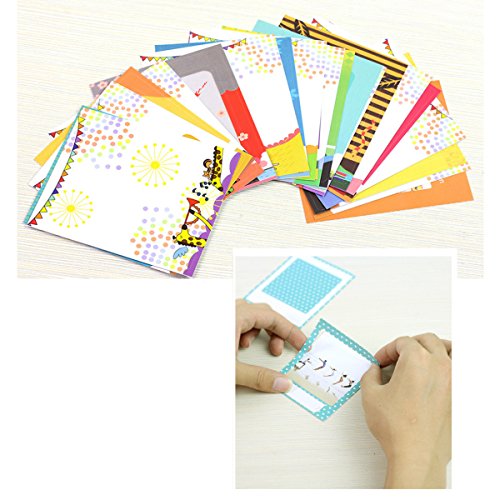 JXE 20 Stück Cartoon-Nachrichten, Memo-Design, Aufkleber für Fujifilm Instax Square SQ20 SQ6 SQ10 SQ1 Sofortbildkamera… – Bild 3