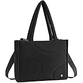 Telena Tote Bag for Women Puffer Bags Quilted Carryall Shoulder Handbag Lightweight for Travel Work Gym