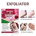 Foot Peel Mask 5 Pack, Rose Exfoliator Foot Mask Peeling Away Calluses Dead Skin Remover Repair Rough Heels, Baby Soft Smooth Touch Feet-Men Women…