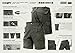 CQR Men's Hiking Cargo Shorts, Quick Dry Stretch Tactical Outdoor Shorts, Lightweight Camping Golf Shorts with Multi Pockets, Ripstop Cargo Black, 34