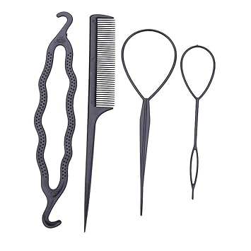 Buy Lushandy Fashion 4pcs Hair Styling Tools Ponytail Braider Hair