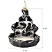 Pistha Ceramic Censer Ceramic Glaze Incense Smoke Cone Burner Backflow Censer Tower Holder for Yoga Room or Home Décor
