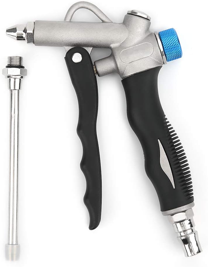 Air Duster Gun with Adjustable Air Flow and Higher Flow Nozzle, Industrial Air Duster