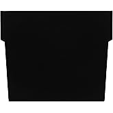 Akro-Mils 40120 Plastic Width Dividers for 4" Tall Shelf Bins Models 30120, 30128, and 30124, Custom Storage Inserts for Tools, Crafts & Supplies, 24-Pack, Black