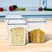Inout airtight food storage container set of 3,Large size for 5LBS Sugar/Flour / Chip/cornmeal Container - Leakproof With Locking Lids - BPA Free Plastic - Microwave, Freezer and Dishwasher Safe