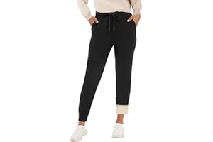 GAYHAY Fleece Lined Sweatpants Women- Winter Warm Sherpa Lined Athletic Joggers Pants with Pockets