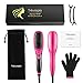 Trèsutopia Ionic Hair Straightening Brush with Fast Heated MCH Technology, Anti-Scald and Temperature Lock Function, 265 °F - 450 °F, 100-240 V Worldwide Voltage (Hot Pink)