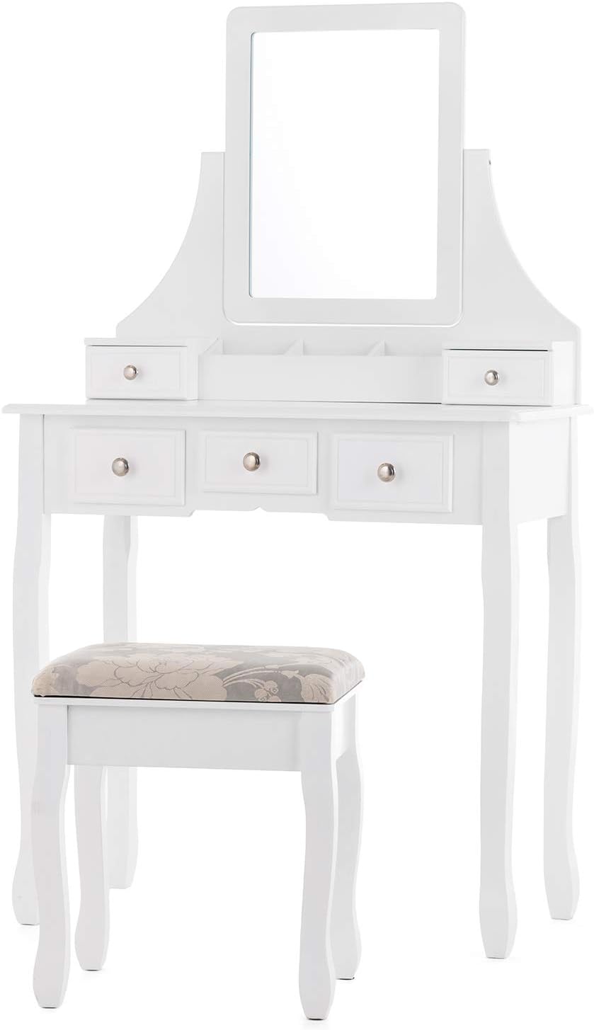 Dressing Table  Square Mirror