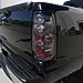 SPEC-D TUNING Smoke Lens Tail Lights Compatible with 1999-2002 Chevy Silverado 1500/1500HD/2500/2500HD/3500 Sierra Models, Left + Right Pair Assembly