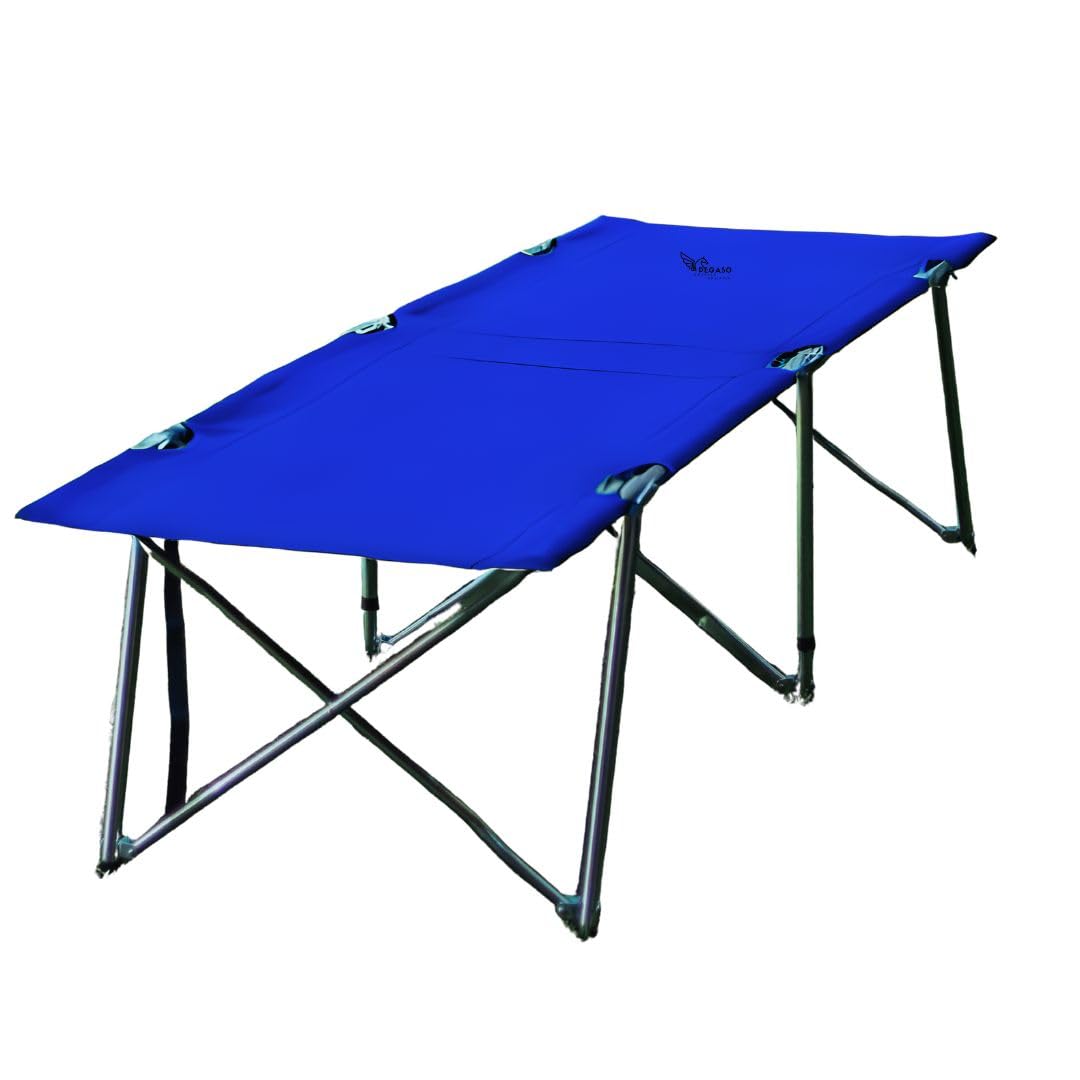Photo 1 of ***STOCK PHOTO FOR REFERENCE ONLY***PEGASO KPB Portable Folding Camping Cot (Royal Blue)