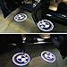 4 Pcs Car Logo Lights Ghost Light Door Light Projector Accessories Welcome Emblem Lamp for BMW Compatible 3/5/6/7/Z/GT Series