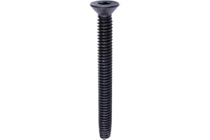 U-TURN FASTENERS, INC U-Turn - 1/4-20 x 2 1/2 inch Flat Head Floorboard Thread Cutting Screws, Type F, T30 Torx, Black Phosphate (25 Pack)