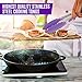ChefStir Kitchen Tongs with Non Stick Silicone Tips – Stainless Steel, Heavy Duty, Multipurpose Set of 3 – 7, 9, 12 Inch – for Cooking, Baking and Grilling - Purple