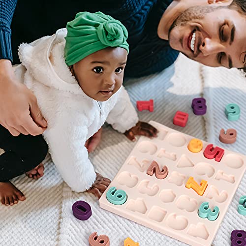 YuanLeBao Montessori Toy for Toddlers,Preschool Button Art Toy,Early Learning Board Toy-symbol,shape,graphic,math card,puzzles,Educational Toys Color Recognition Games,STEM gift toys for kids aged 3-8