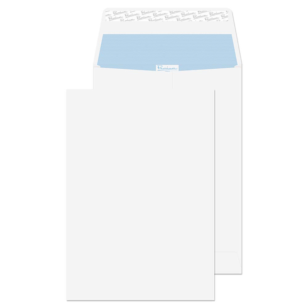 Blake Office C4 324 x 229 x 25 mm 120 gsm Gusset Pocket Peel & Seal Envelopes (37115) Ultra White Wove - Pack of 100 — image 1