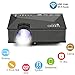 Mini Projector UC46 Portable Multimedia Home Cinema Theater 1200 Lumens LED Projection with USB VGA HDMI SD Card AV WiFi for Party,Home Entertainment,20000 Hours Led Life with Remote