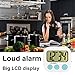 3 Pack Digital Kitchen Timer Magnetic Back Big LCD Display Loud Alarm Minute Second Count Up Countdown With ON/OFF Switch For Kitchen, Homework, Exercise, Game(3 White)