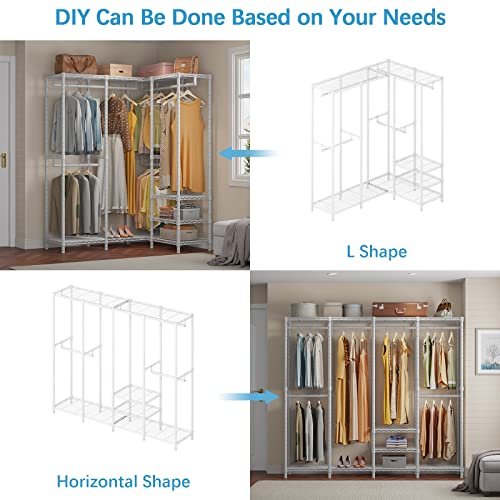 VIPEK V40 Wire Garment Rack Heavy Duty Clothes Rack for Hanging Clothes