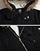 NITAGUT Men's Hooded Faux Fur Lined Warm Coats Outwear Winter Jackets
