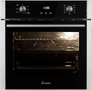 KKT KOLBE Einbau-Backofen (60cm / 70 l / 2,8kW / Heißluft/Grill-/Brat-System/Wärmeschutzverglasung/TouchSelect Sensortasten/Edelstahl und Glas) EB8005ED