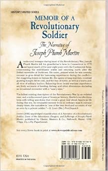 Amazon Com Memoir Of A Revolutionary Soldier The