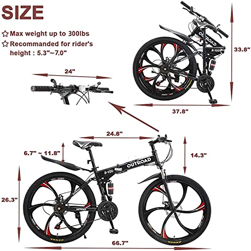mountain bike with dual suspension disc brakes