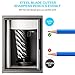 BOOCOSA Pencil Sharpener, BEST Heavy Duty Steel Blade, Electric Pencils Sharpener with Auto Stop for School Classroom Office Home - Precise Perfect Point Every time for Artists Kids Adults (0.8)