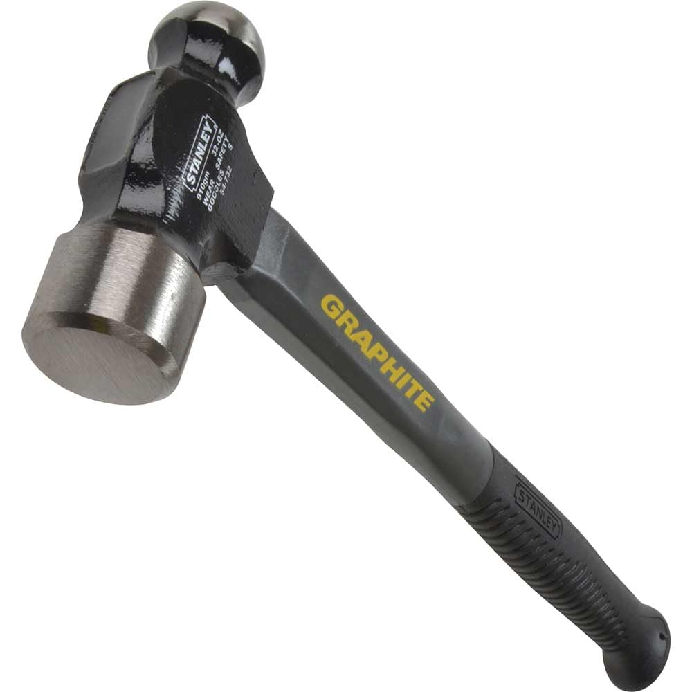 Stanley 154732 Ball Pein Hammer Graphite 32.Oz
