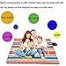 Hewolf Extra Large Waterproof Picnic Blanket Soft Warm Fleece Lawn Blanket Tote Dual Layers Camping Tote Mat Portable Family Size Handy Matthumb 4