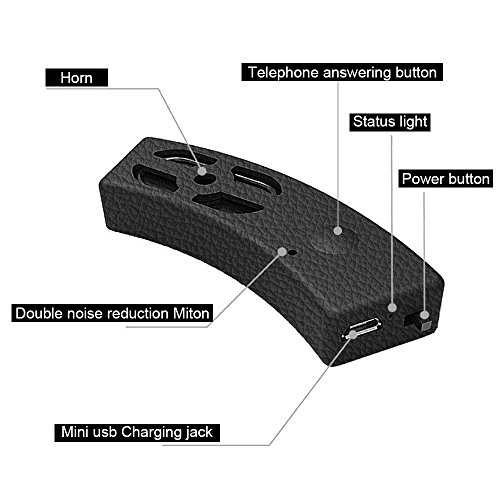 LEIWOOR 2pcs Motorcycle Bicycle Bluetooth Speaker Helmet Audio Stereo Headset Handsfree Call Rechargeable Waterproof - Thumbnail 3