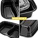 34oz Meal Prep Containers，Food Storage Containers with Fork Spoon and 2 Room,2 Separate Compartment with Clear Lids,Stackable&Reusable Lunch Boxes, Microwave/Dishwasher/Freezer Safe, (50-Pack)