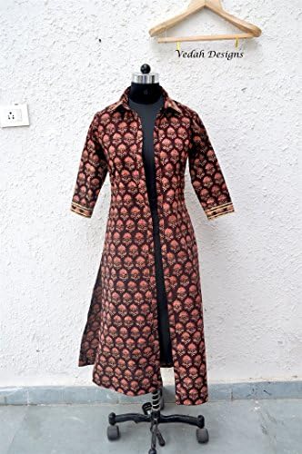 Long woman shirt Indian clothing Long dress Shrug womens clothing