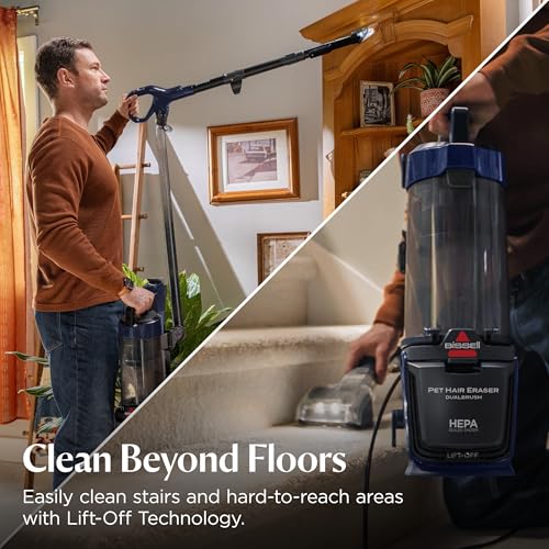 Bissell Pet Hair Eraser DualBrush Upright Vacuum, HEPA, 42943 photo 12