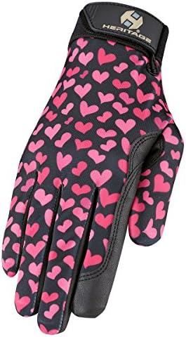 Heritage Performance Gloves, Hearts, 7