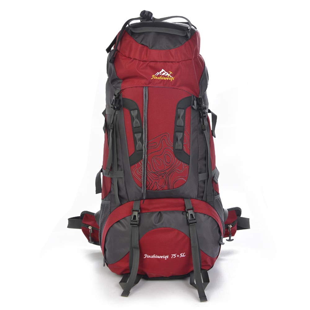 75L Large-Capacity Outdoor Hiking Backpack, Multi-Function Male and Female Waterproof Riding Leisure