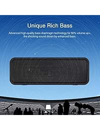 Darkraken D1 40w altavoz Bluetooth impermeable   Carcasa de silicona, graves profundos, sonido fuerte, baja latencia Tws inalámbrico estéreo tipo C USB cargador, puerto AUX, tarjeta Sd TF   Ipx7 para piscina, barco, playa