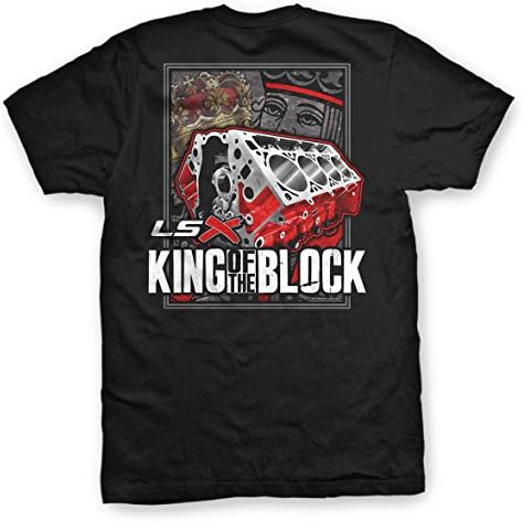 Hotrodsandmusclecars GM LSX King of The Block Tshirt Chevy