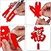 Tatuo Chinese New Year Garland Decorations Fu Good Luck Red Hanging Garland Party Banner for Chinese New Year Spring Festival Party Decorations