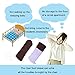 24+4 PCS Polyester Furniture Socks Maveek Chair Leg Floor Protector Chair Socks Elastic Wool Knit Floor Furniture Feet Covers Pads Knitting Socks Fit Furniture Leg Girth 1-1/2 to 2-1/4 Inches Coffee