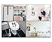 Winston & Bear 3D Cat Stickers - 2 Pack - Reaching Black & White Tuxedo Cat Decals for Wall - Fridge - Toilet - Room - Car - Retail Packaged