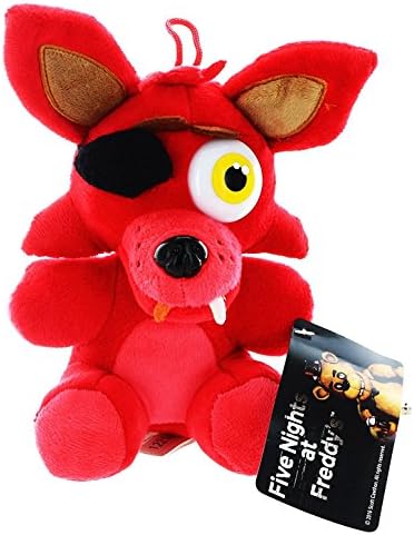 Lusy Store Foxy Plush Freddy Five Nights Cute Red Fox Plush Fnaf Toys Stuffed Animal 10"