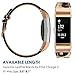 Simpeak Leather Band Compatible with Fitbit Charge 2, Genuine Leather Wristband Strap Replacement for Fitbit Charge 2 (Leopard)