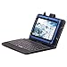 iRULU eXpro X1 7 Inch Quad Core Google Android Tablet PC, 1024 x 600 Resolution, Wi-Fi, Games, Dual Cameras, 8GB Nand Flash with keyboard(Blue Tablet)