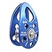 GM CLIMBING Swing Cheek Micro Pulley 30kN Ball Bearing CE UIAA Certified Blue One Unit