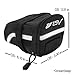 BV Bicycle Strap-On Saddle Bag, Inside Mesh Pocket Bike Seat Bag