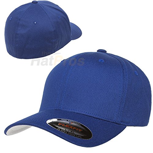Premium Original Flexfit V-Flexfit Cotton Twill Fitted Hat 5001 Large/X-Large Royal